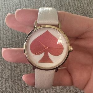 Taupe Kate Spade leather watch